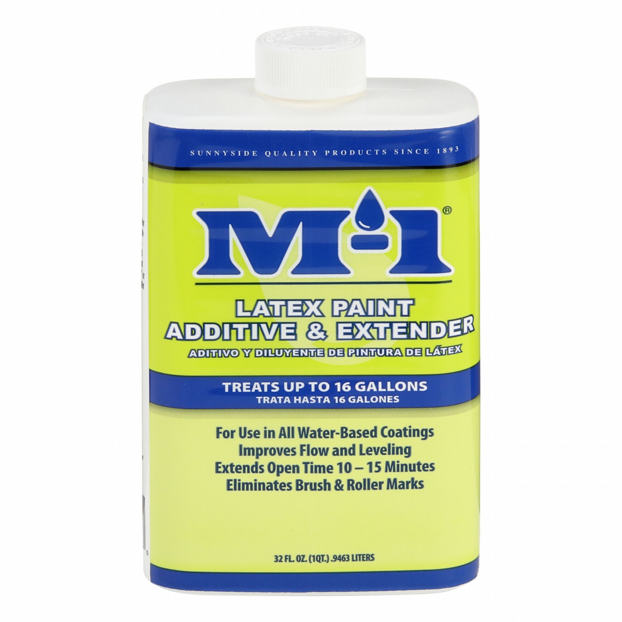 M1, Water, Blue, Latex Paint Conditioner 44ZU1970332M Grainger