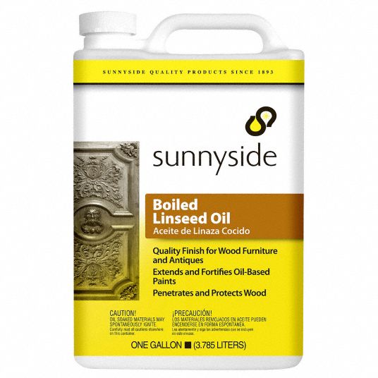 SUNNYSIDE, Oil, Amber, Boiled Linseed Oil 44ZU21872G1S Grainger