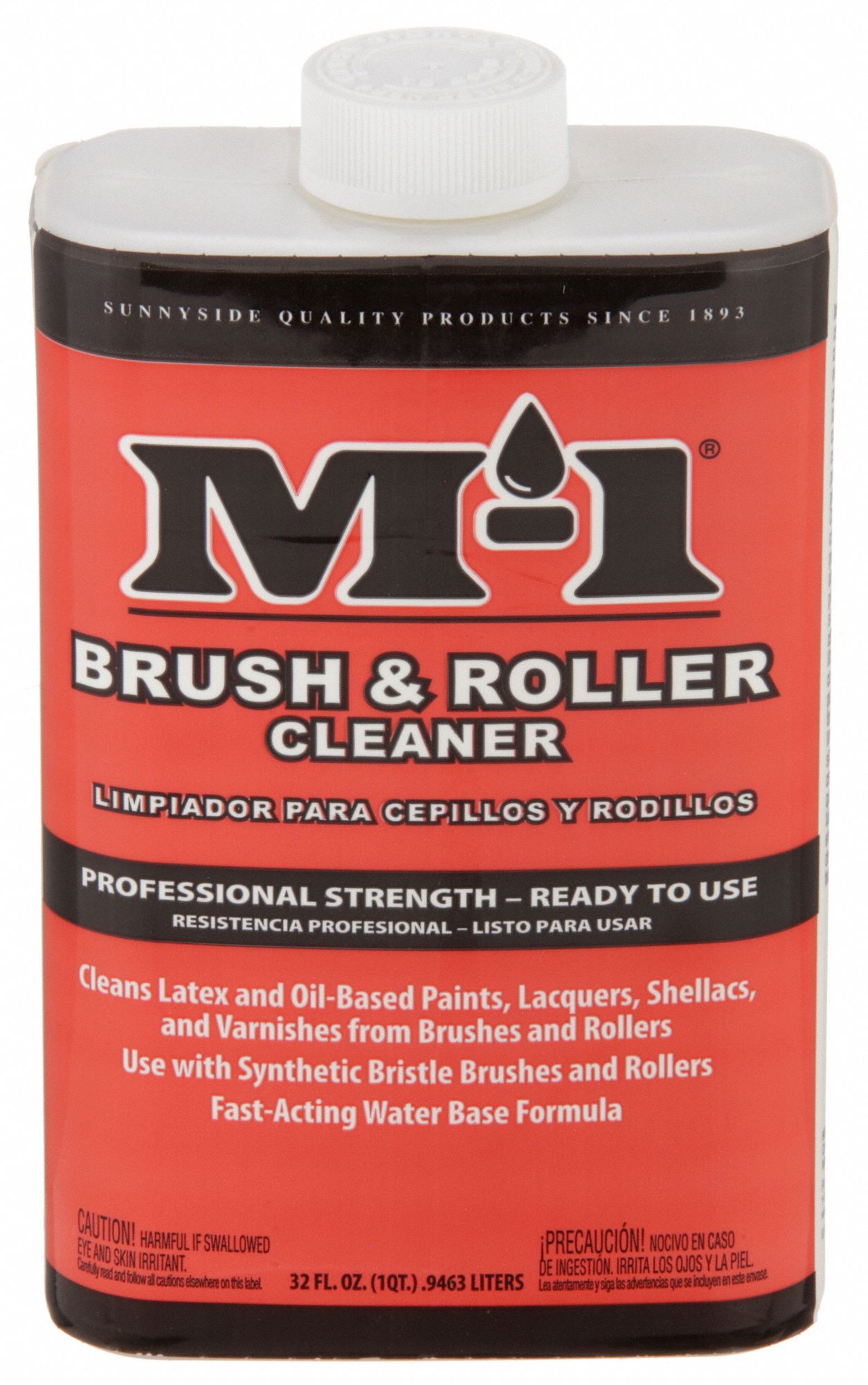 M1, Water, Liquid, Brush Cleaner 44ZU2360932M Grainger