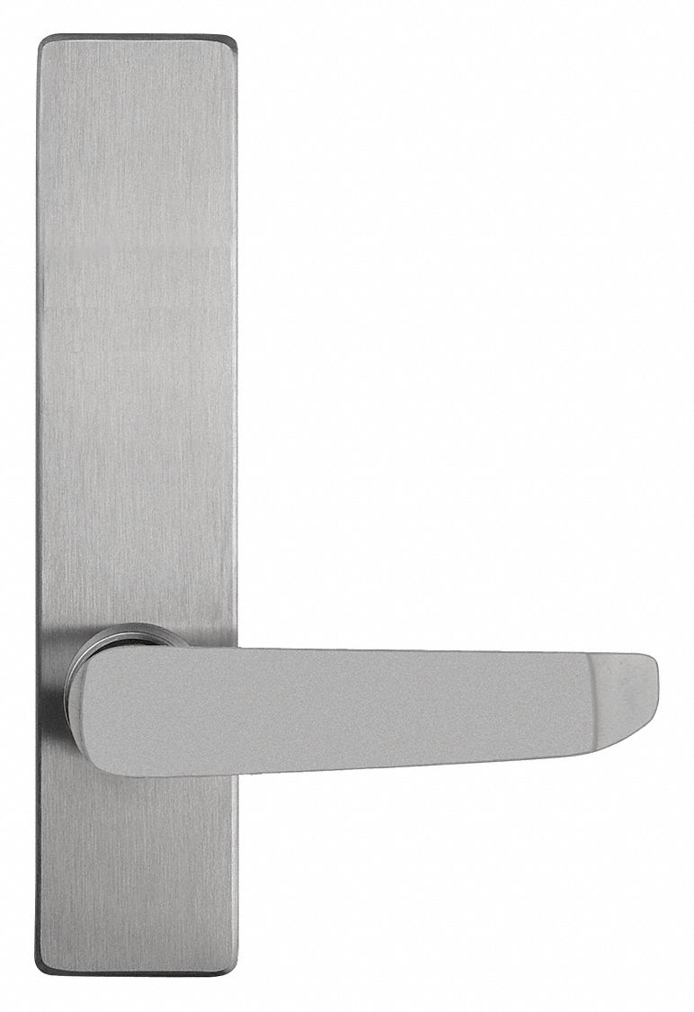 Mechanical Exit Device Trim: 48 in Max Door Wd, Aluminum