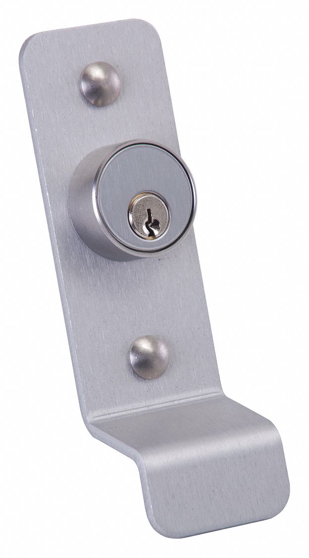 Mechanical Exit Device Trim: 48 in Max Door Wd, Aluminum