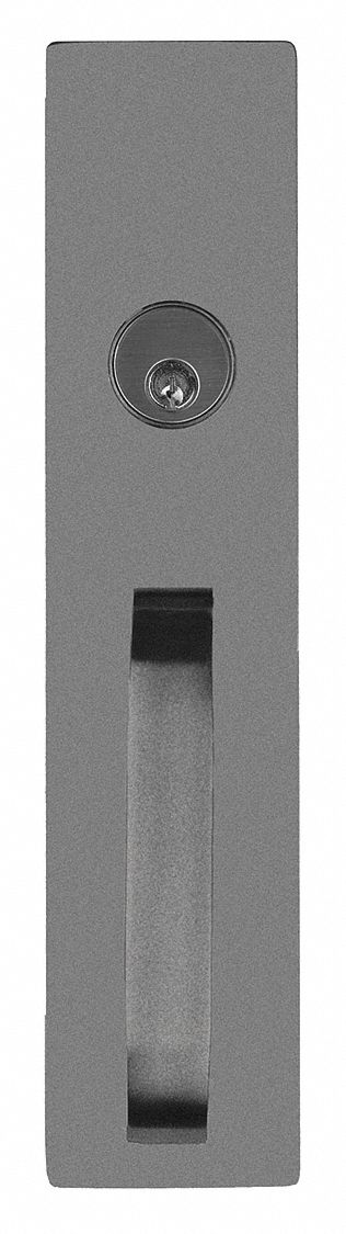 Mechanical Exit Device Trim: 48 in Max Door Wd, Aluminum