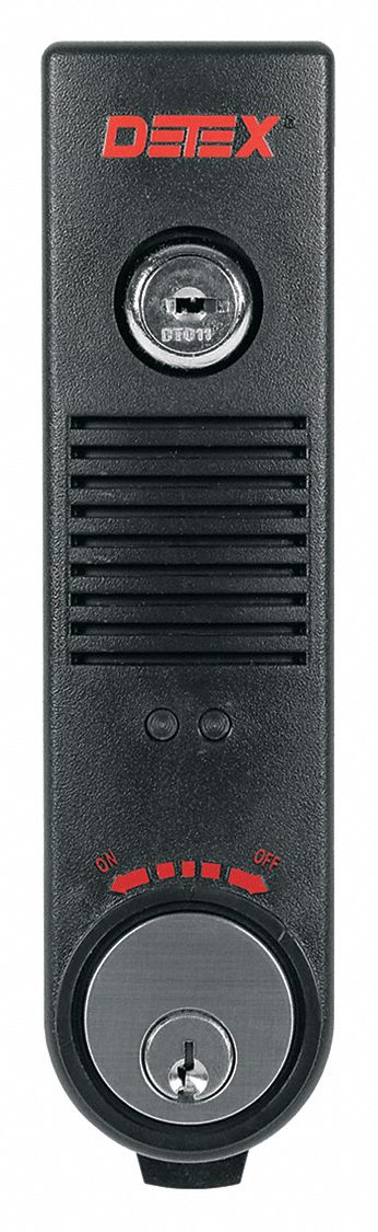 EXIT DOOR ALARM,9V BATTERY,MORTISE,100DB