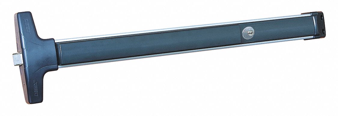 Exit Device: 36 in Max Door Wd, Black