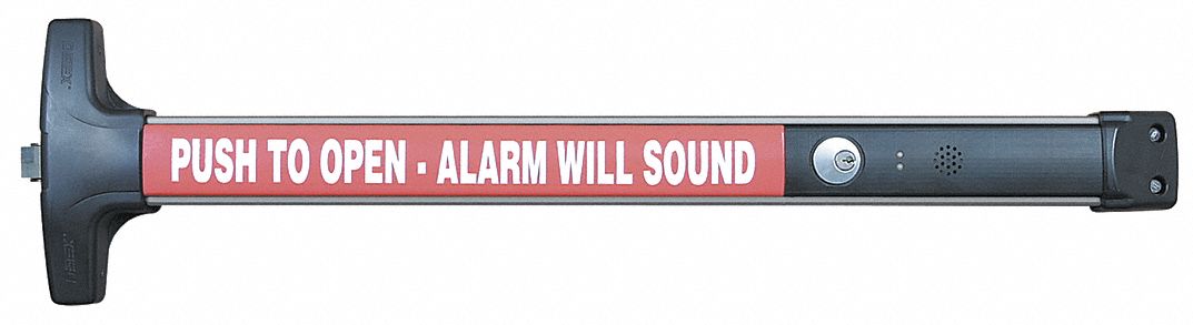 Exit Device: 36 in Max Door Wd, Aluminum