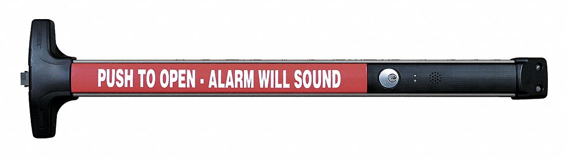 Exit Device: 48 in Max Door Wd, Aluminum