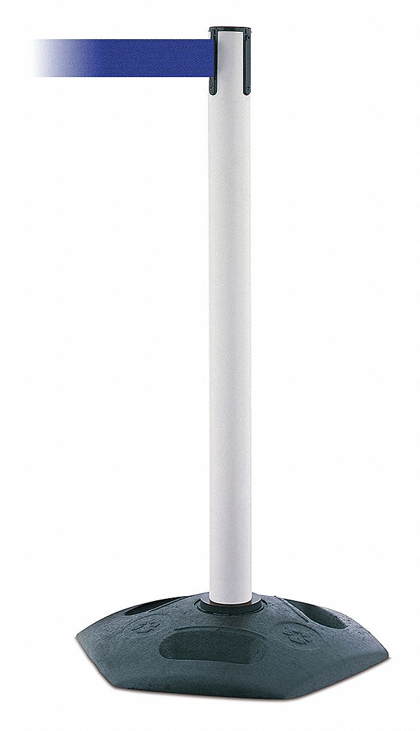 Barrier Post with Belt, Blue