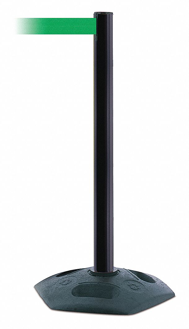Barrier Post with Belt, Green