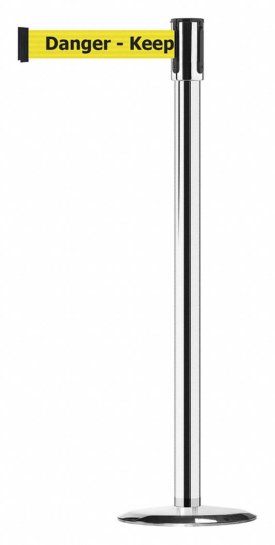 Slimline Post, Polished Chrome