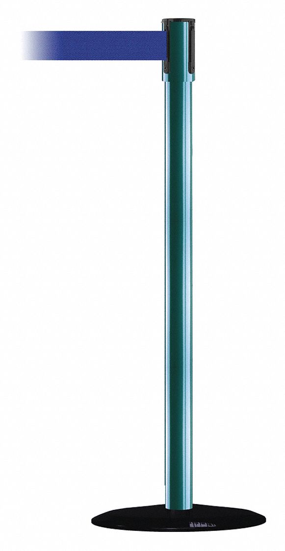 Slimline Post, Blue, Green Post Finish