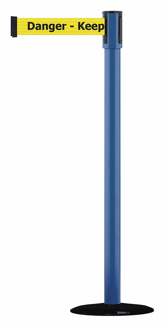 Slimline Post, Maroon, Polished Chrome