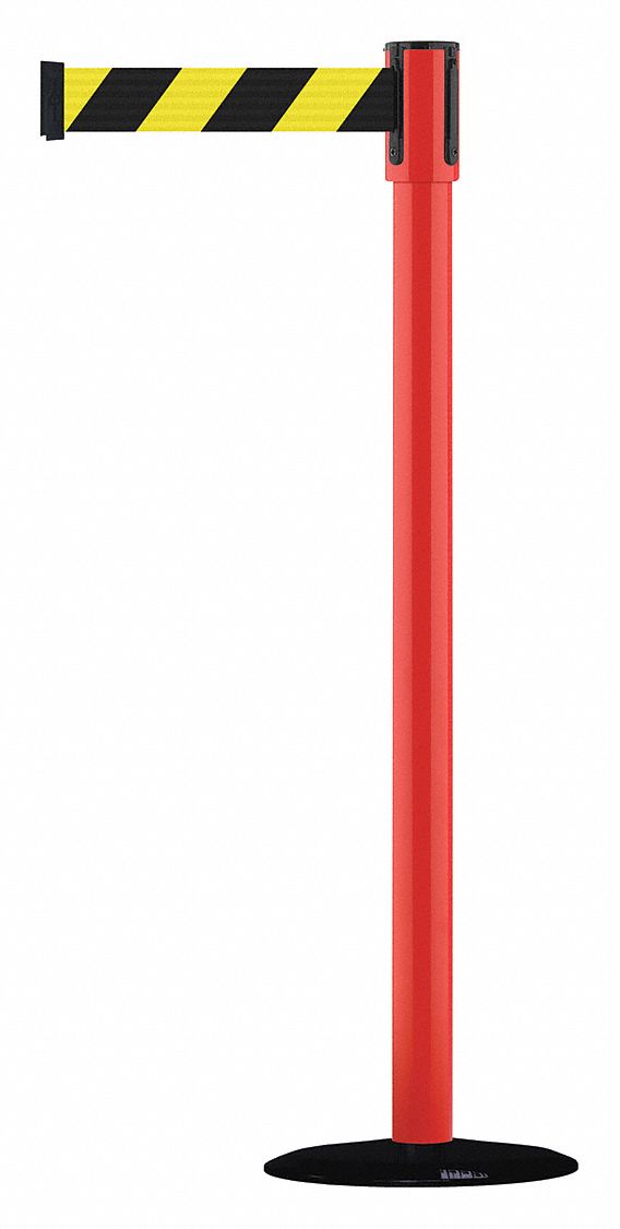 Slimline Post, Dark Green, Satin Chrome