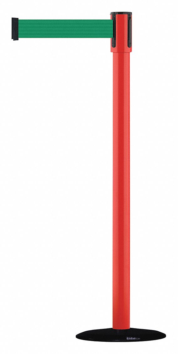 Slimline Post, Blue, Caution Do Not Enter