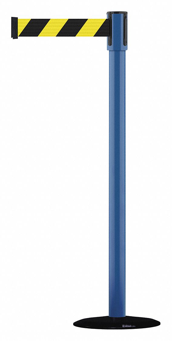 Slimline Post, Red, White Post Finish