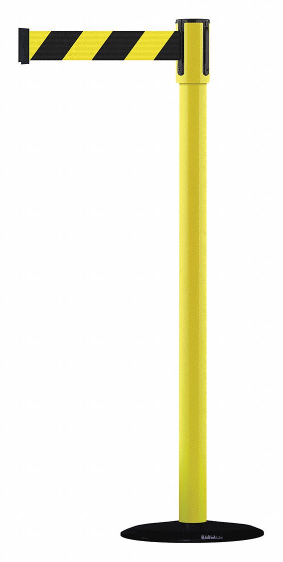 Slimline Post, Steel, Black, Basic, 13 ft.