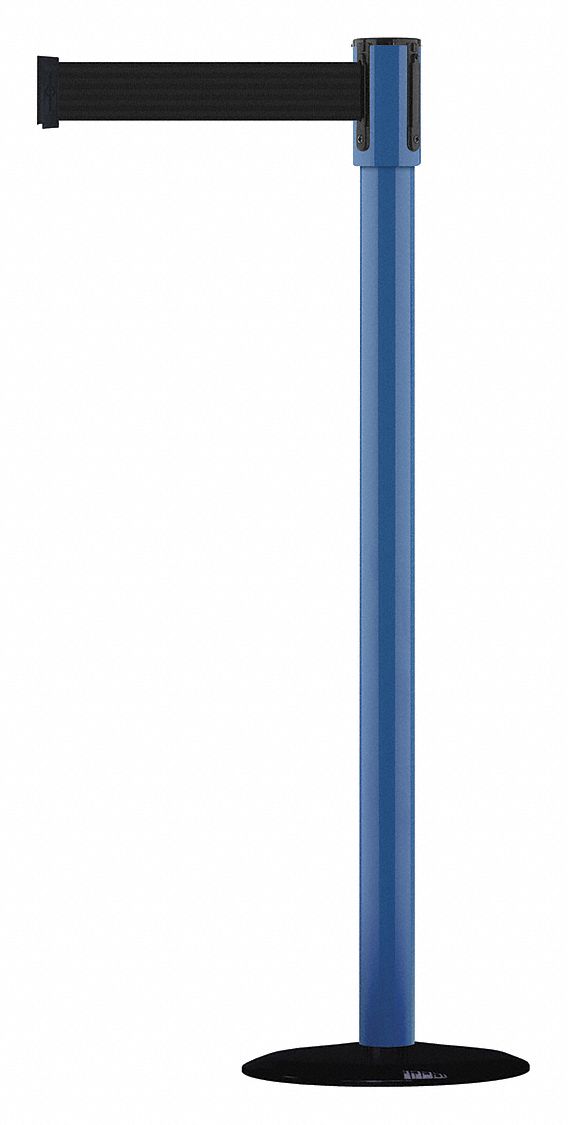 Slimline Post, Black, Blue Post Finish