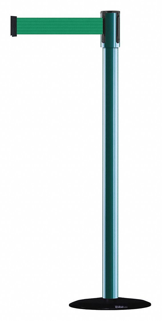 Slimline Post, Green, Green Post Finish