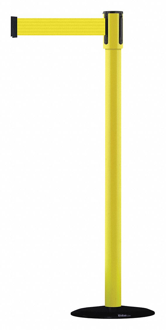 Slimline Post, Yellow, Yellow Post Finish