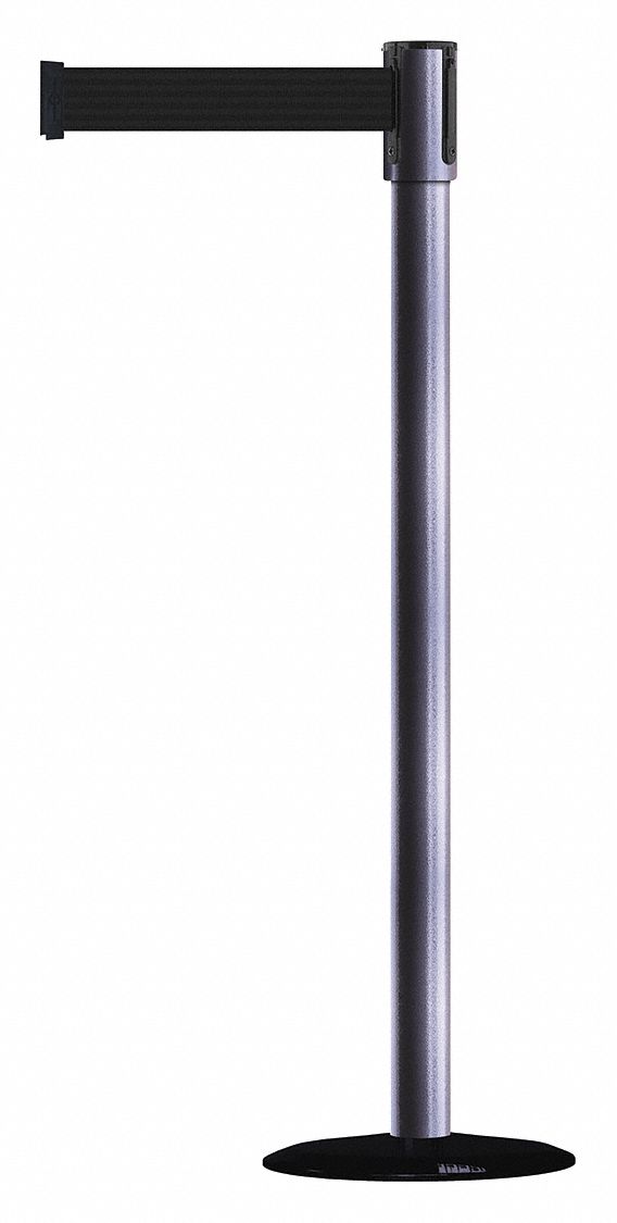 Slimline Post, Black, Gray Hammer Tone