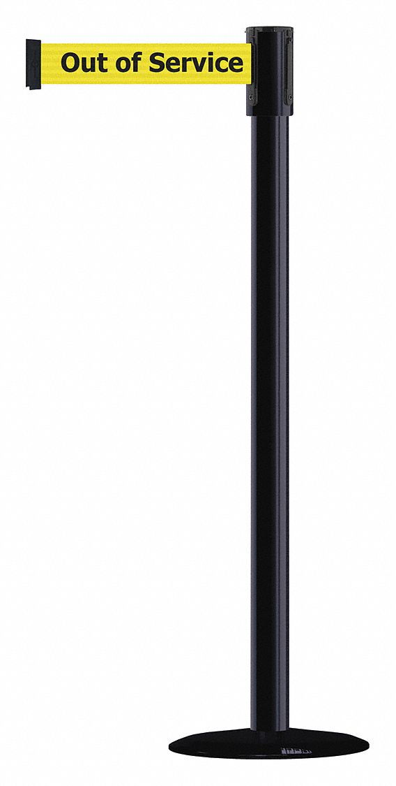 Slimline Post, Black, Out of Service