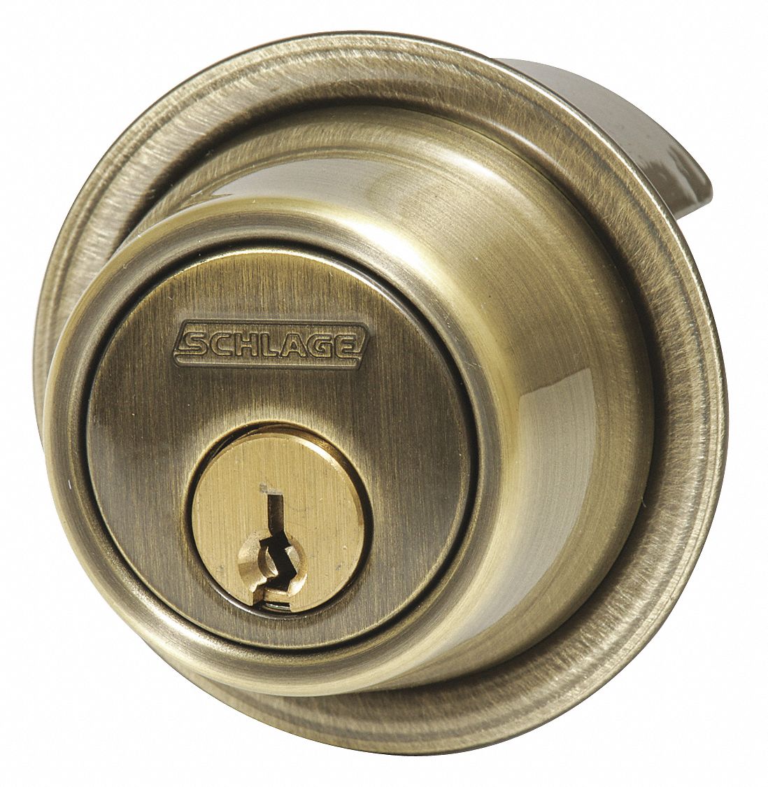 44ZX39 - Deadbolt 2 Grade Satin Brass