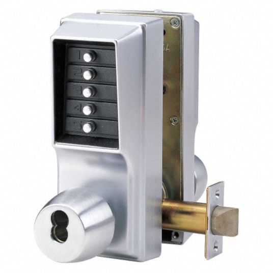 KABA SIMPLEX, Lever, Lock Entry and Egress, Mechanical Push Button