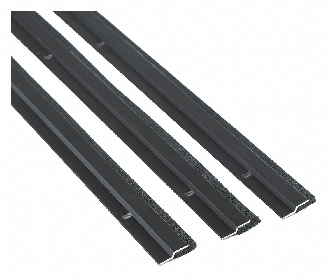 Door Weatherstripping: Flat Insert, 7 ft Lg, 3 ft Wd, 1 3/16 in Ht