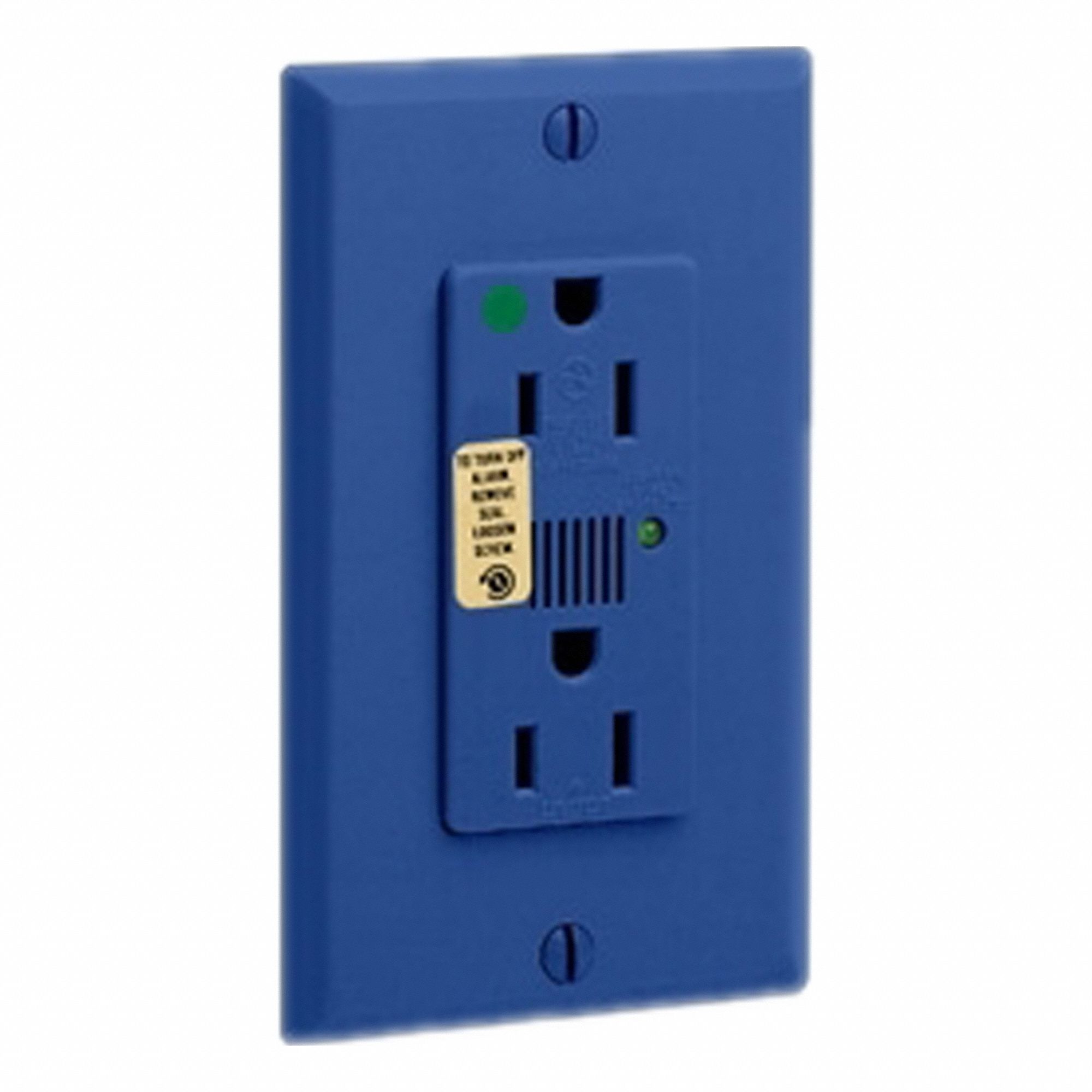 Decora Plus Surge Outlet HG 15A Blue