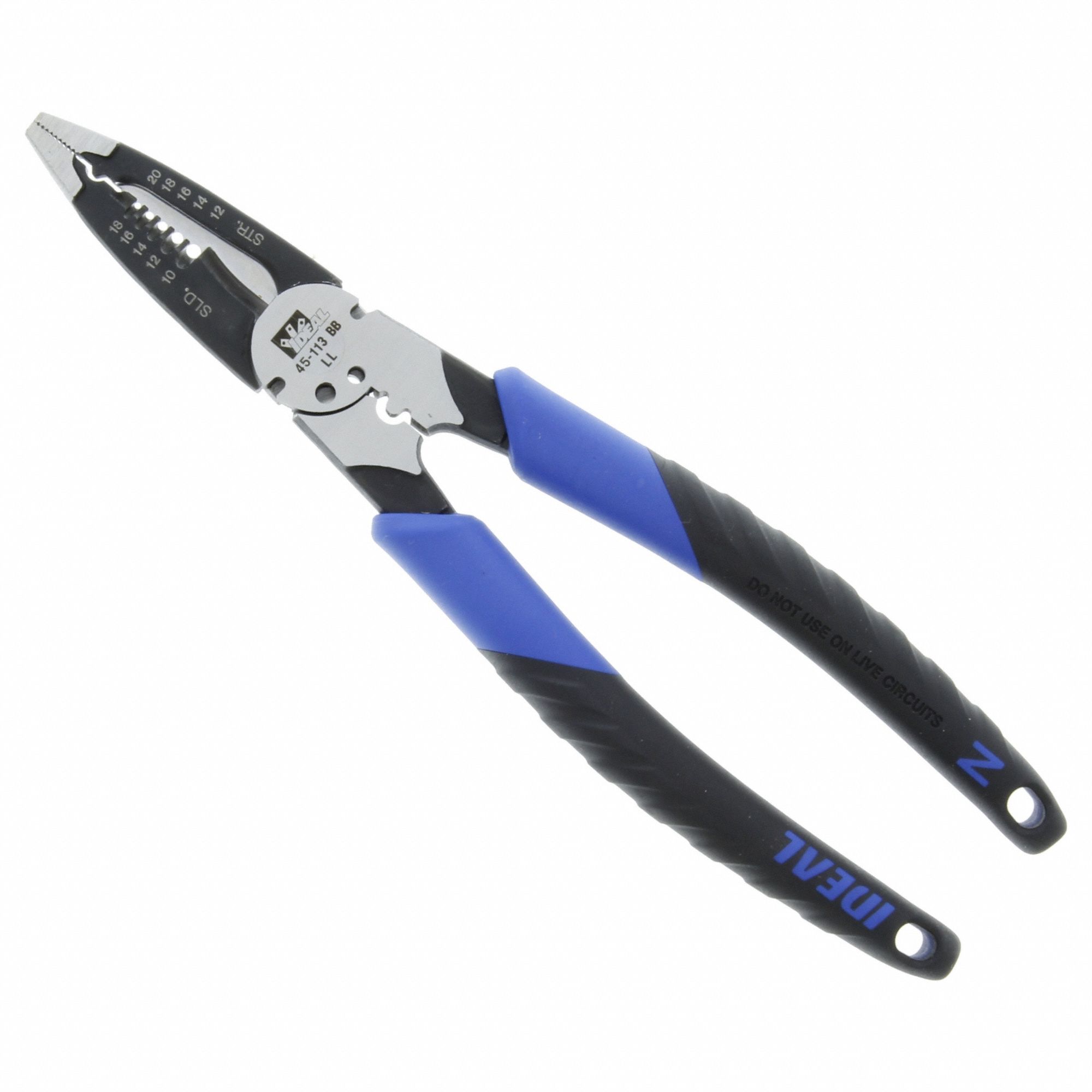 18 AWG to 10 AWG, 10 1/2 in Overall Lg, Wire Stripper - 817ZX8|45