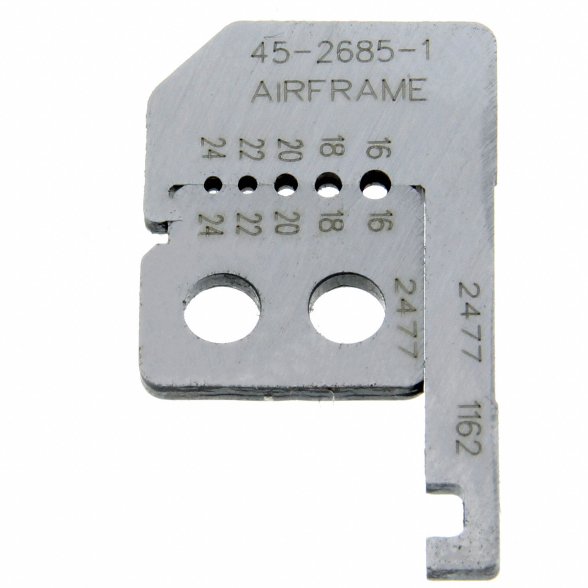 WIRE STRIPPER REPLACEMENT BLADES, 1 2/5 IN OVERALL L, STEEL, LESS THAN 6 IN, 10F590, 45-2685