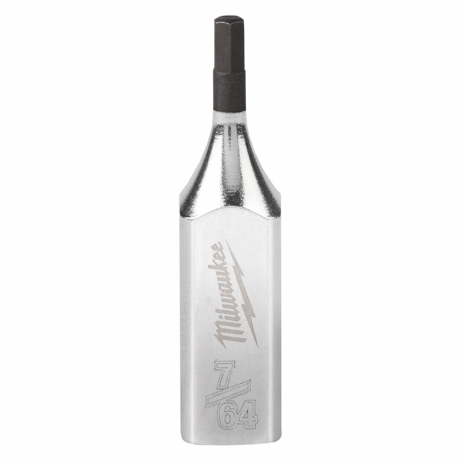 Socket: 1/4 in Drive Size, Hex Tip, 7/64 in Tip Size, 1 5/8 in Overall Lg, SAE