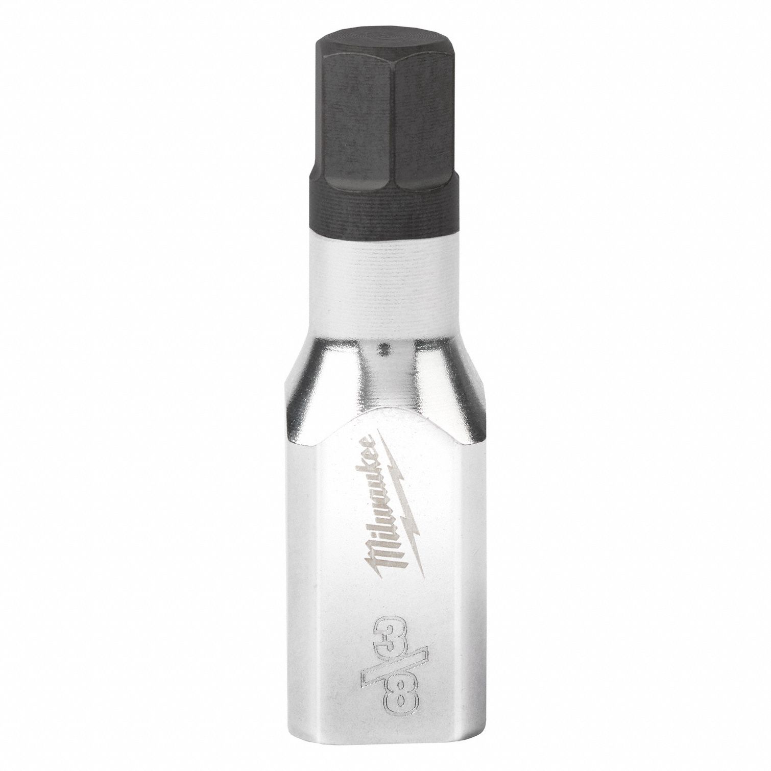 Socket: 3/8 in Drive Size, Hex Tip, 3/8 in Tip Size, 2 in Overall Lg, SAE