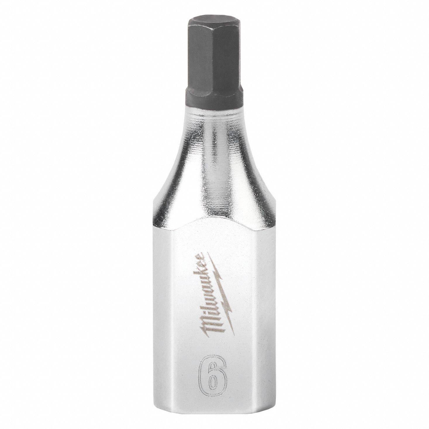 Socket: 3/8 in Drive Size, Hex Tip, 6 mm Tip Size, 1 3/4 in Overall Lg, Metric