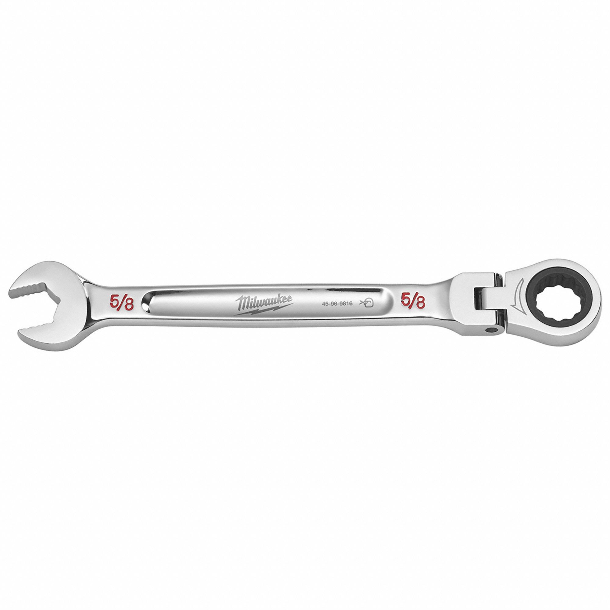 Combination Wrench, Chrome, 1 3/8" L