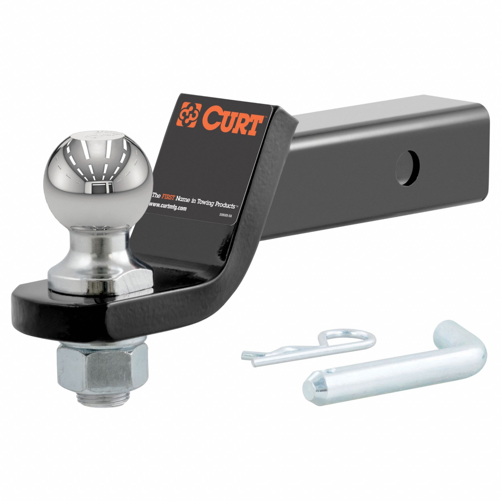 Towing Ball Mount: III, 1 in Compatible Ball Shank Dia, 2 in Ball Dia, Ball Mount Ball Mount