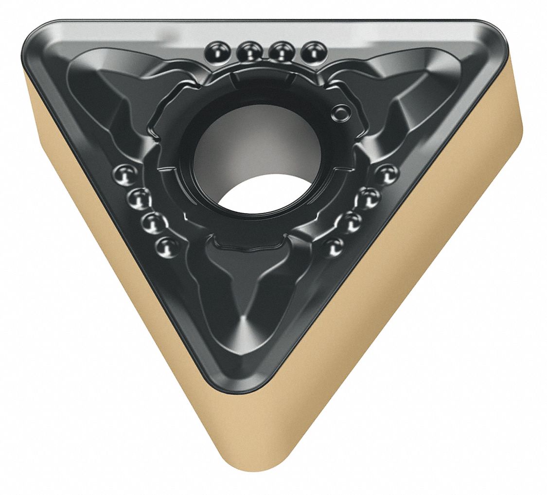 WALTER VALENITE Triangle Turning Insert, ChipBreaker Code NRS, Inscribed Circle 3/8 in, TiAlN