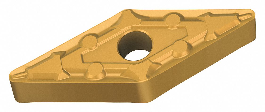 Diamond Turning Insert: VNMG Insert, Neutral, 3/16 in Thick, 1/64 in Corner Radius