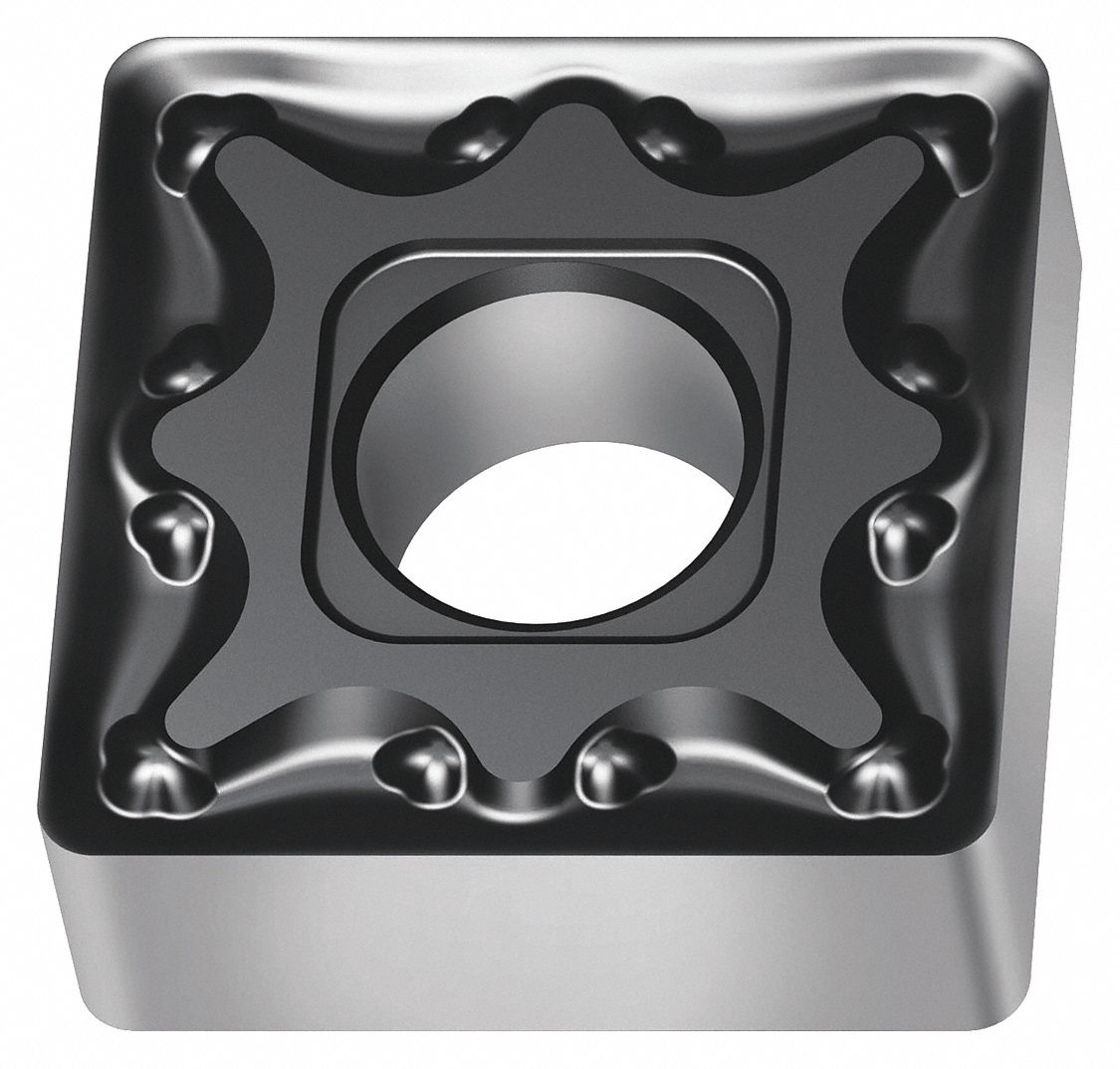 WALTER VALENITE Square Turning Insert, ChipBreaker Code MM5, Inscribed Circle 1/2 in, TiAlN