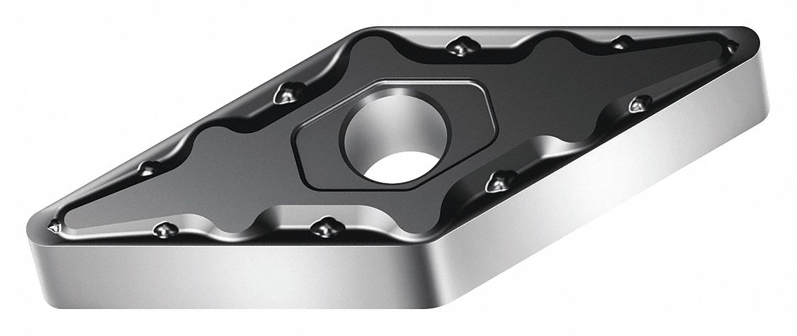 Diamond Turning Insert: VNMG Insert, Neutral, 3/16 in Thick, 1/32 in Corner Radius