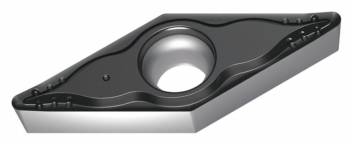 Diamond Turning Insert: VCGT Insert, Neutral, 1/8 in Thick, 0.0080 in Corner Radius