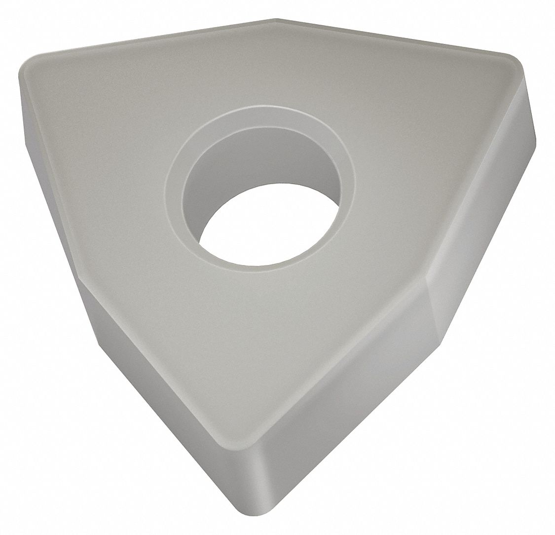 Turning Insert: 1/2 in Inscribed Circle, Silicon Nitride, Neutral, 4.76mm Thick