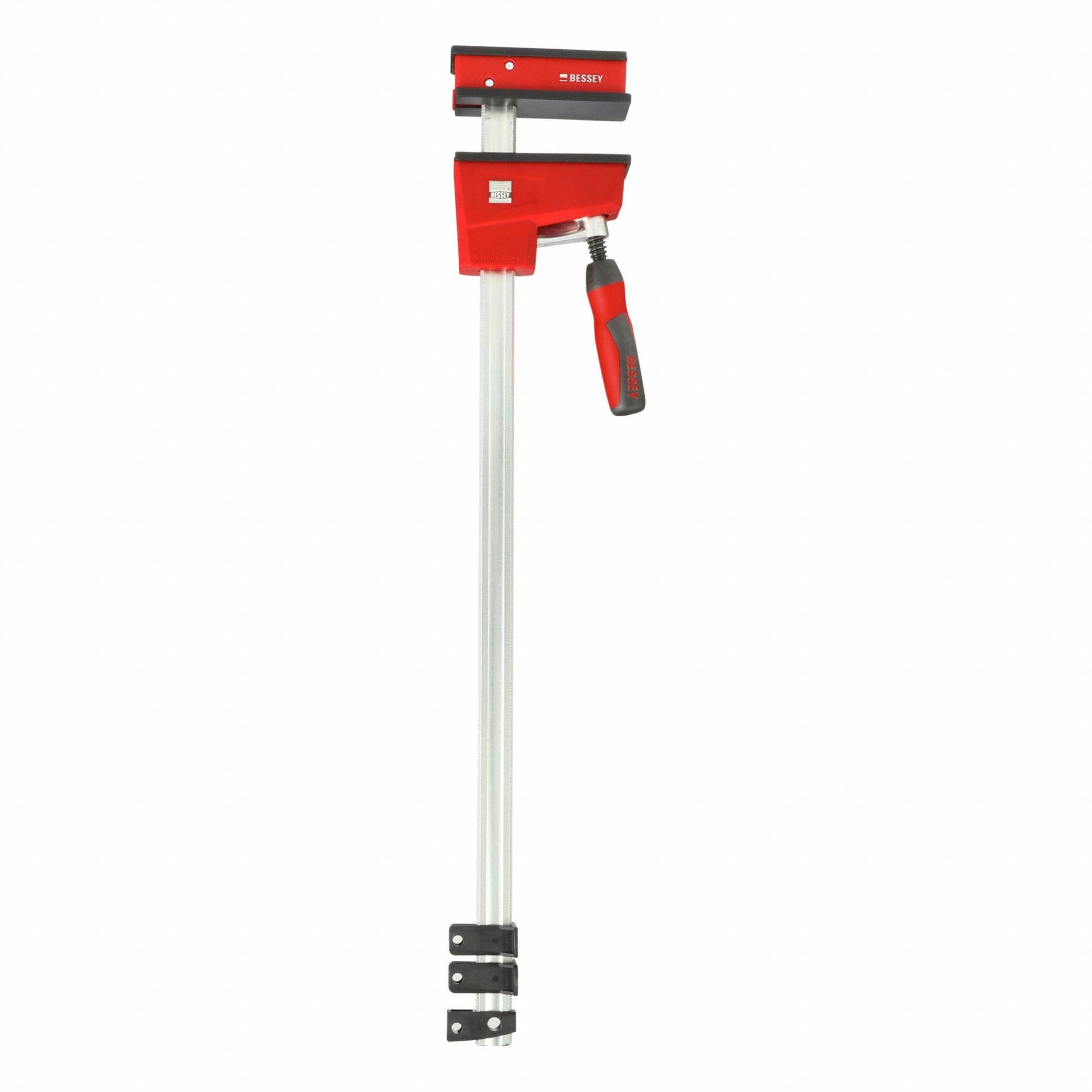 Bar Clamp: Medium Duty, Screwdriver Handle, 24 in Jaw Opening - Max, 1, 700 lb Clamping Force