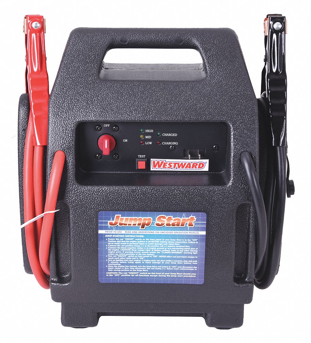 WESTWARD Automatic Battery Jump Starter, For Battery Voltage 12