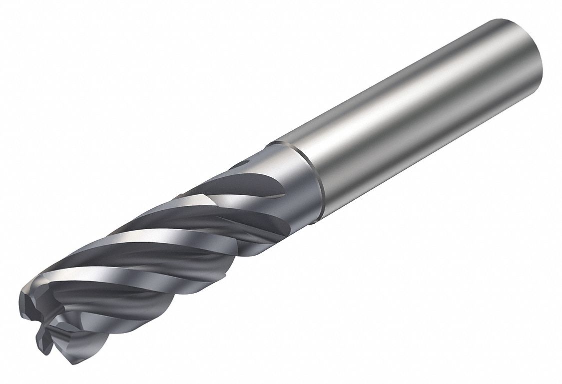 Square End Mill, Carbide, 0.3125" Dia.