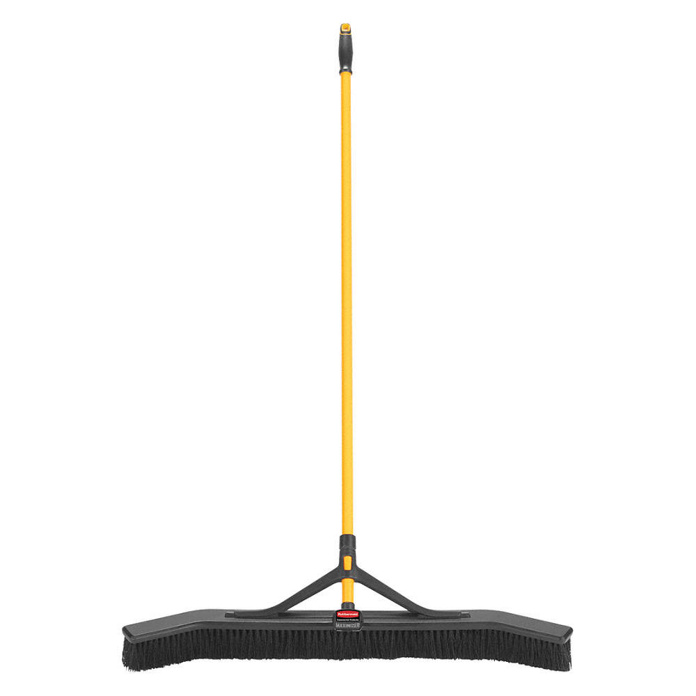 RUBBERMAID COMMERCIAL PRODUCTS 2018728 Push Broom,Sweep Face 36",58" L Handle eBay