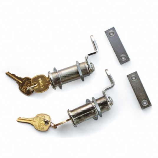 DECKED Truck Storage Drawer Lock Set, 23/64" L 450Y92AD1 Grainger