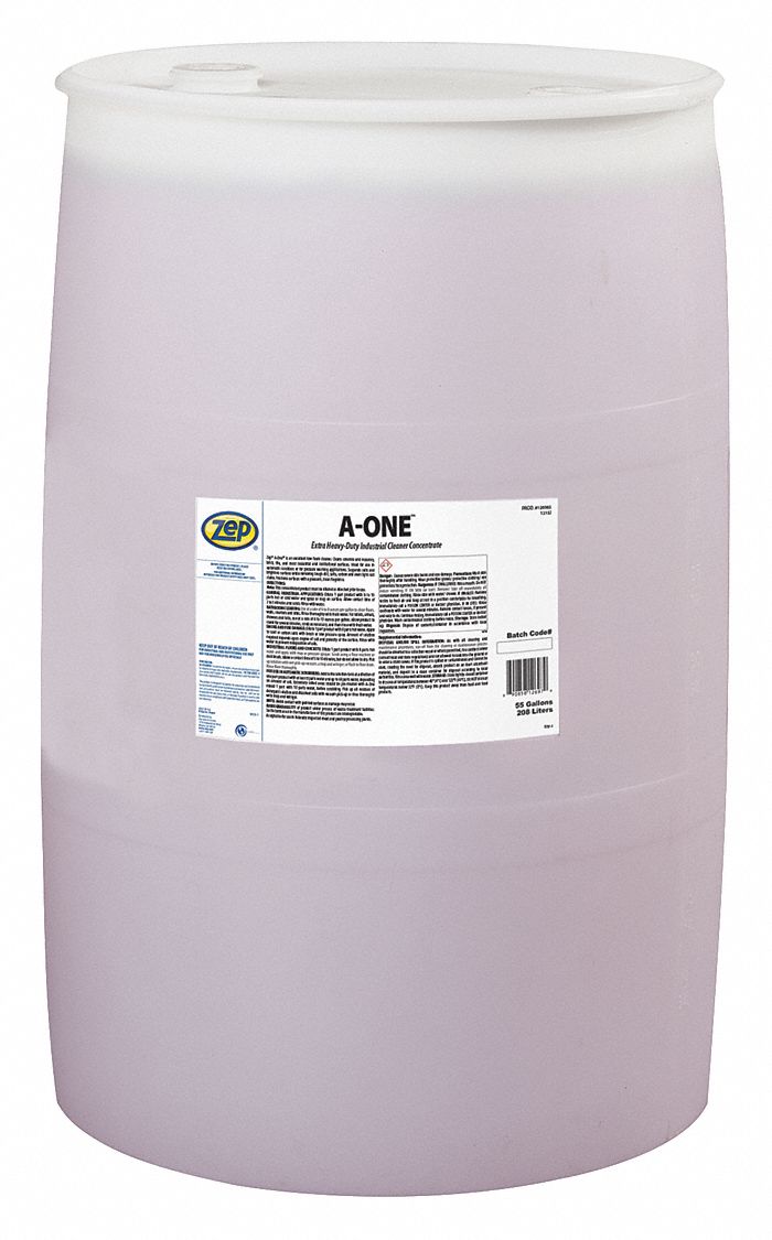 Floor Cleaner: Drum, 55 gal Container Size, Concentrated, Liquid