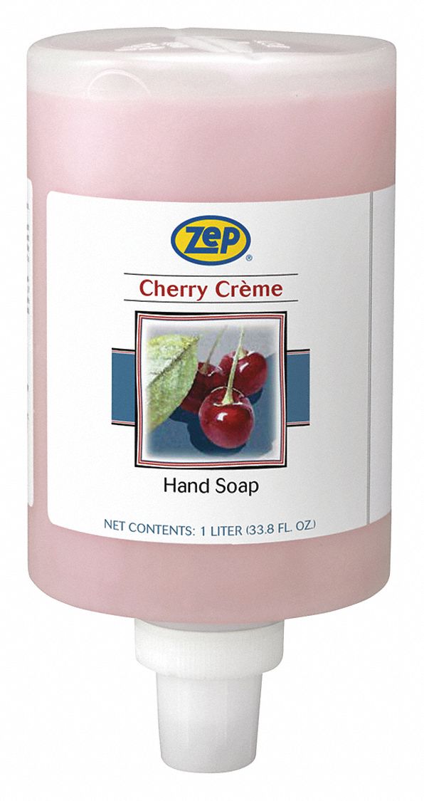 ZEP Cherry, Liquid, Hand Soap, 1,000 mL, Drum, None, PK 6 450Z94