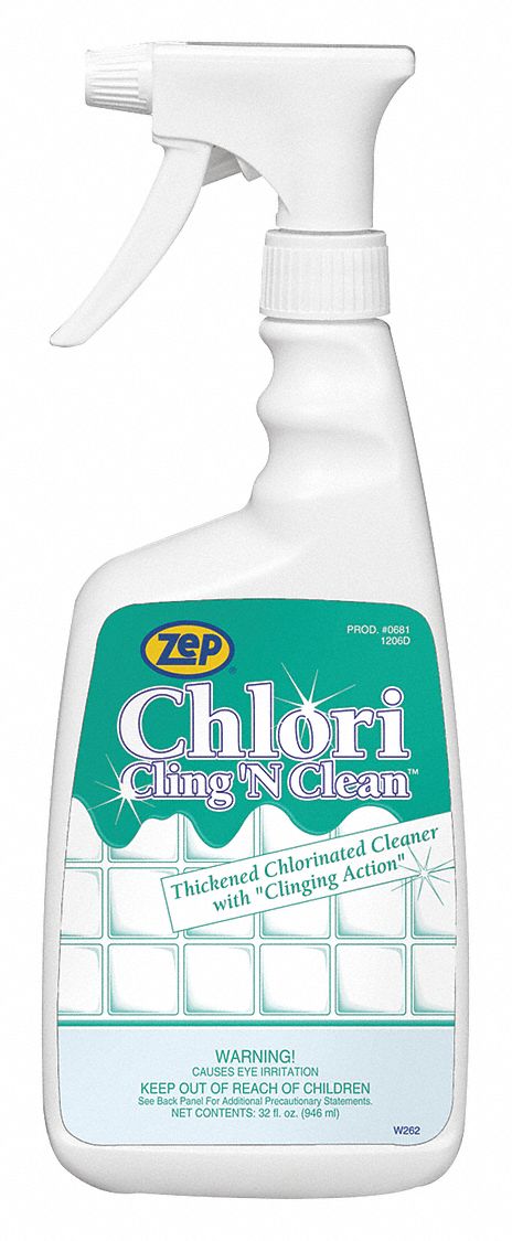 Mold and Mildew Remover: Trigger Spray Bottle, 1 qt Container Size, Ready to Use, Liquid, 12 PK