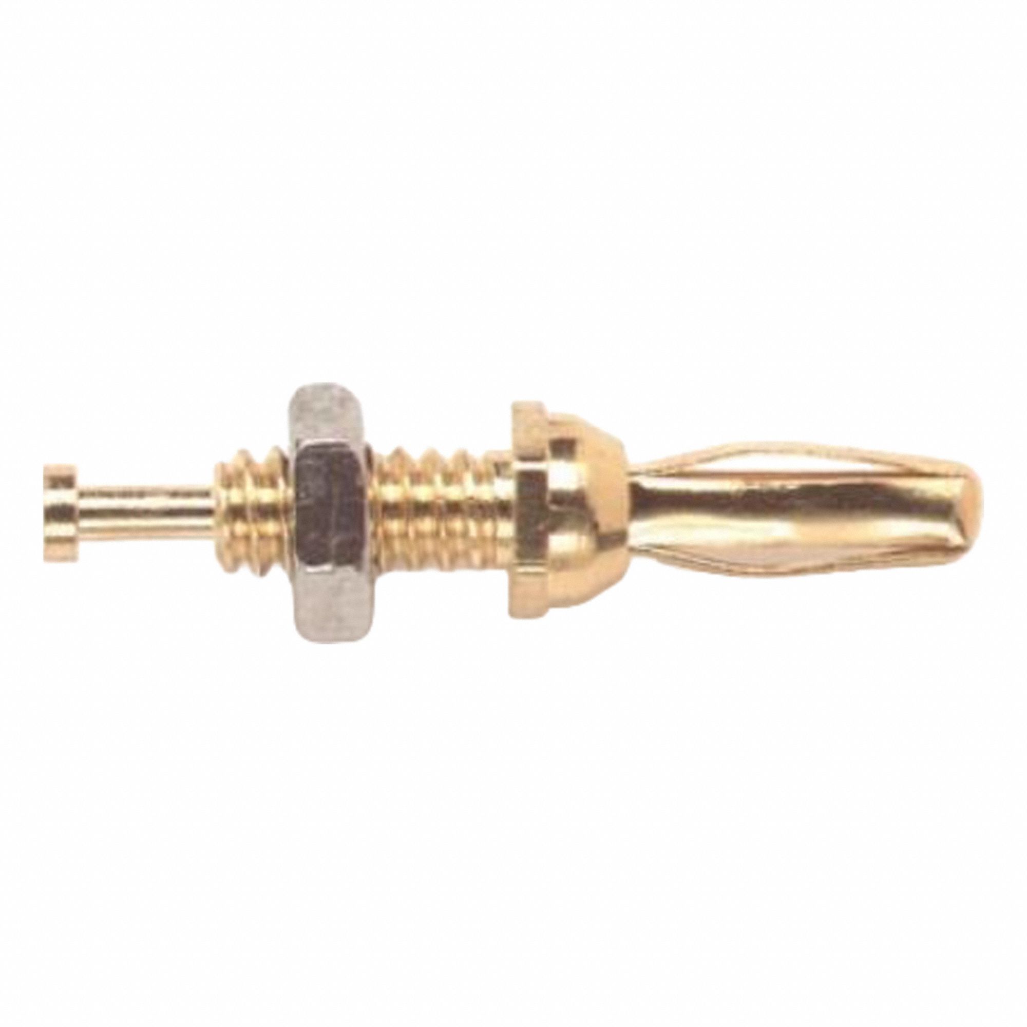BananaPlug Gold 2500V 5A 1/2in PK10